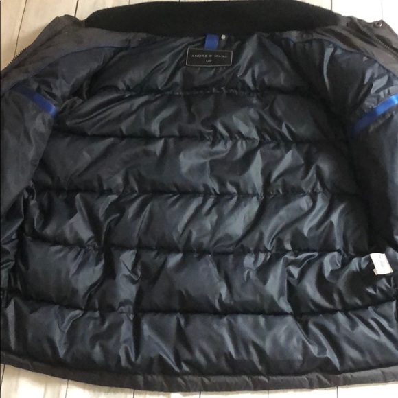 ANDREW MARC BLACKENED PUFF JACKET SIZE LG - Picture 9 of 16